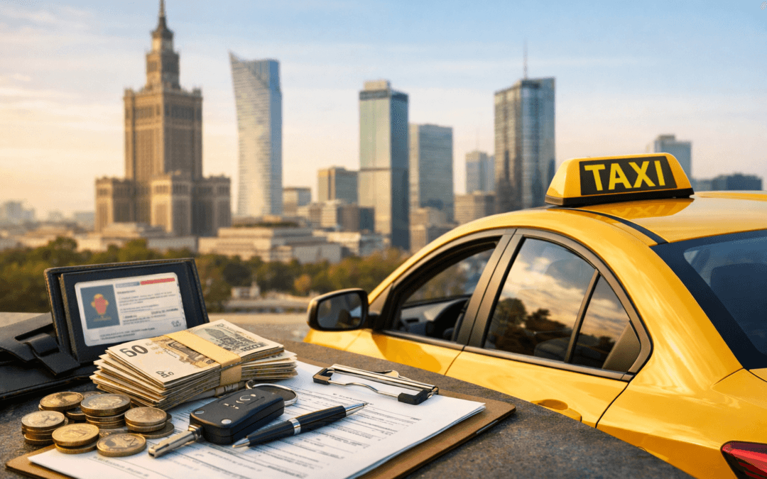 Ile kosztuje rozpoczęcie pracy kierowcy taxi? Koszty startu, formalności i realny budżet